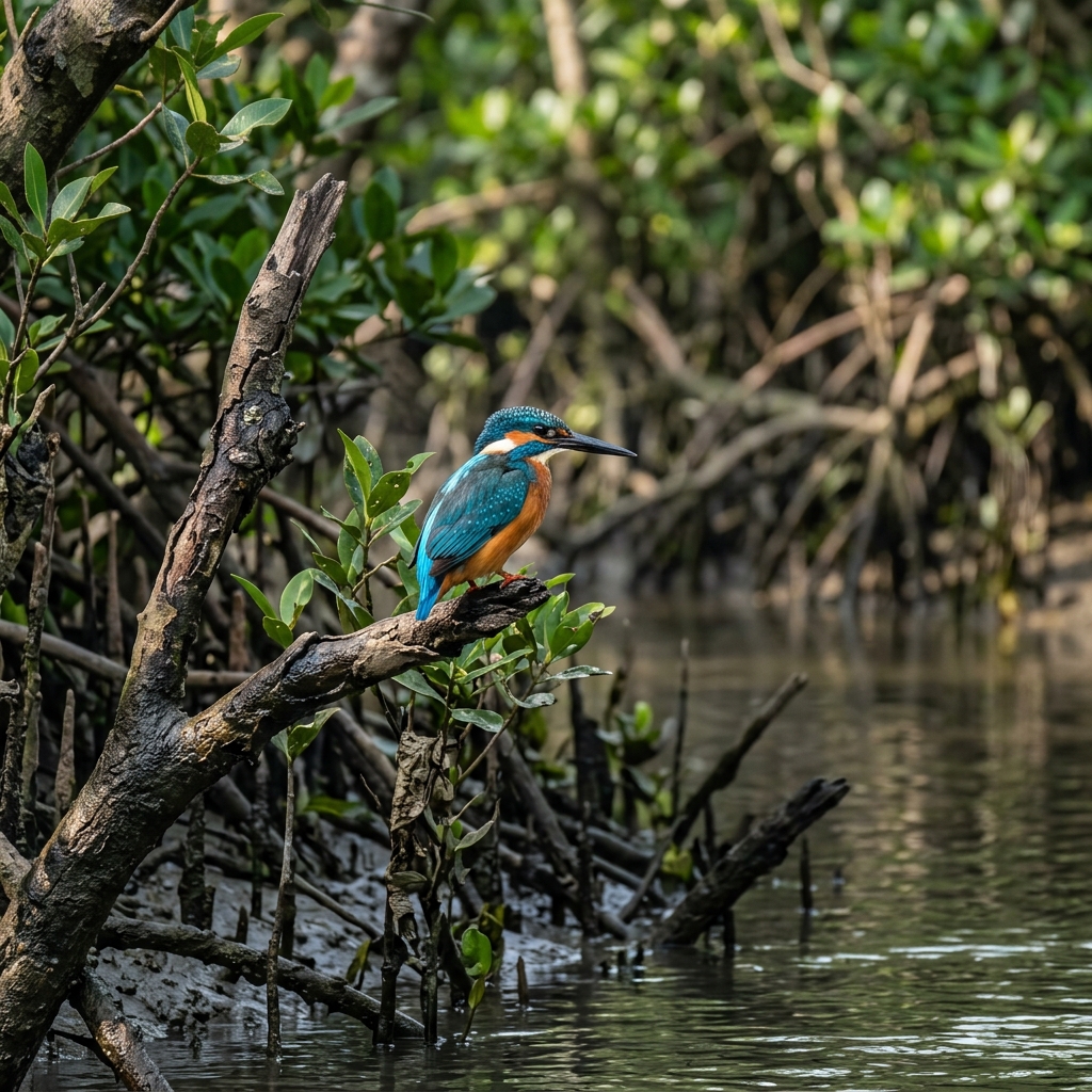 Kingfisher in Sundarban